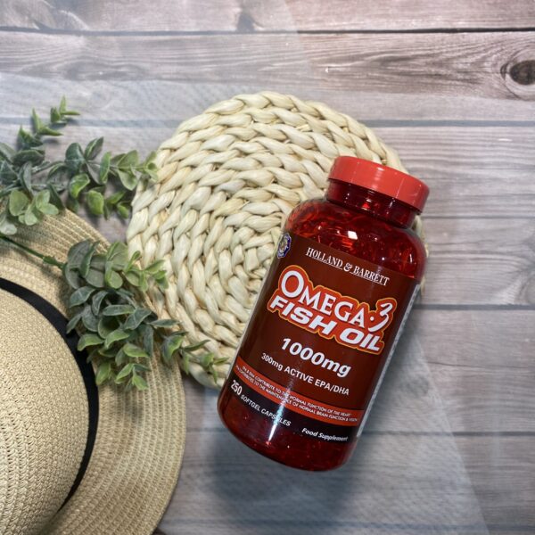 Dầu Gan Cá Đẹp Da, Tốt Cho Tim Mạch Holland & Barrett Omega 3 Fish Oil Concentrate 250 Capsules 1000mg (2) Dầu Gan Cá Đẹp Da, Tốt Cho Tim Mạch Holland & Barrett Omega 3 Fish Oil Concentrate 250 Capsules 1000mg (2)
